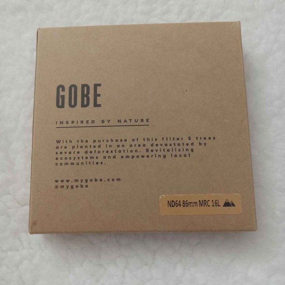 Gobe 86mm ND64 (6 Stop) ND Lens Filter (2Peak)